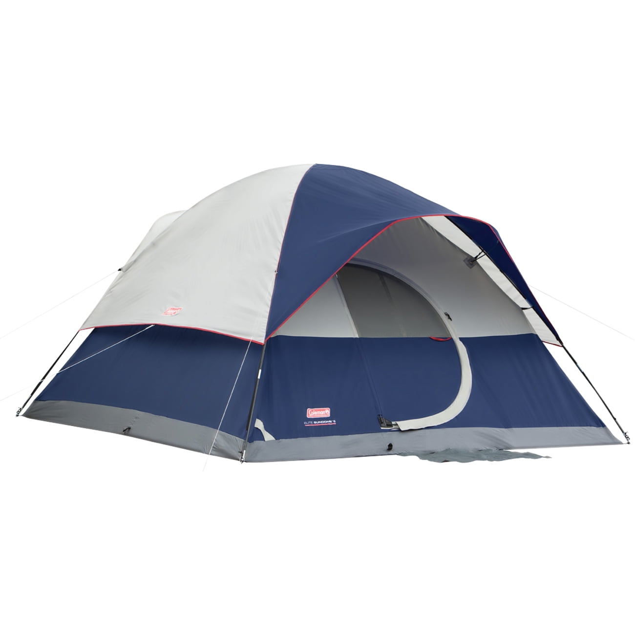 Coleman Elite Sun Dome 6-Person Tent with Built-in LED Lights, 1