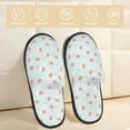 thumbnail image 2 of Fotbe Strawberry Pantuflas Peludas para Mujer con Estampado, Zapatillas de Peluche, Zapatos de Invierno para Casa, Uso Interior y Exterior-Medium, 2 of 8