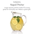 thumbnail image 2 of Jarra Mikasa Napoli, cristal transparente, 2070 ml, diseño duradero, 2 of 5