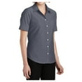 thumbnail image 4 of Yellow Rooster Women's Short Sleeve SuperPro Oxford Shirt Black XS, 4 of 6