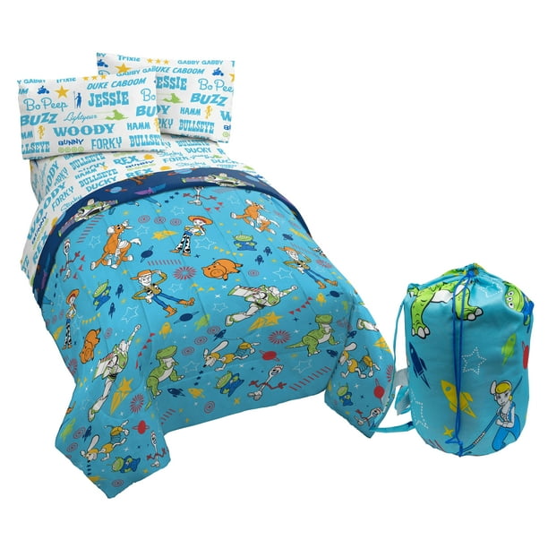 Toy Story 'Play Time' 5 Piece Twin Bed Set with Bonus Tote Walmart