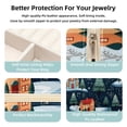 thumbnail image 3 of Christmas Travel Portable Jewelry Organizer: Square Jewelry Box Storage Case and Display for Rings, Earrings, Necklaces, Bracelets, and More - Suitable for Girls and Women, 3 of 6