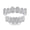 Silver #1, variant on Grillz Vampire Teeth -Vampire Accessories Grillz for Women Men Iced Out Accessory Tools CZ Fangs Hip Hop Rapper Costume Accessory Cosplay Halloween Party