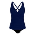 thumbnail image 6 of Ticikt Women's Metallic Shiny Bathing Suit High Waisted Triangle Tie Side Swimsuit Bikini Set, 6 of 6