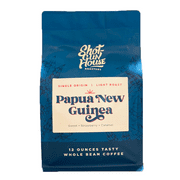 Shotgun Coffee - Papua New Guinea, Whole Bean, Medium Light Roast, 12oz