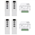 thumbnail image 1 of Tuya Smart Life WiFi 433Mhz Interruptor de Cortina Ciega con Mando A Distancia para Control de Persiana Enrollable Eléctrica, 4RC 2RE, 1 of 5