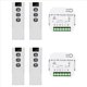 thumbnail image 1 of Tuya Smart Life WiFi 433Mhz Interruptor de Cortina Ciega con Mando A Distancia para Control de Persiana Enrollable Eléctrica, 4RC 2RE, 1 of 5