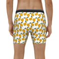 thumbnail image 4 of Cauagu Yellow Pears Print Men's Boxer Briefs, Funny & Cute Underwear Elastic Waistband Briefs Ideal Gift for Men,1-Pack, 4 of 7