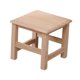 thumbnail image 2 of Taburete de madera con escalón, reposapiés para cambiar zapatos, taburete otomano cuadrado para baño, mesita de noche, dormitorio, casa y apartamento, 2 of 9