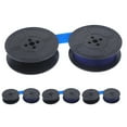 thumbnail image 1 of 4 Pairs Universal Typewriter Ribbon Twin Spool Vintage Typewriter Ink Ribbon Twin Spool Replacement Compatible With Feiyu Hero Changkong Brother Rover Typewriter, 1 of 8