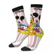 thumbnail image 5 of Calcetines divertidos y alegres para hombre, estilo vintage Harajuku, Mickey Mouse, estilo callejero, novedosos, sin costuras, con estampado de regalo, 5 of 7