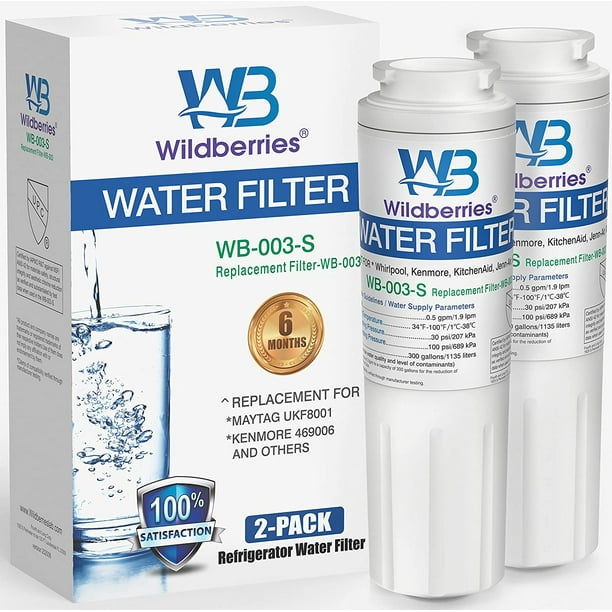 Wildberries Water Filter Replacement For Whirlpool Refrigerator Water Filter 4 Refrigerator Filter 4 Ukf8001 Water Filter Compatible With Ukf8001axx Water Filter Pack Of 2 Walmart Com Walmart Com Wildberries Water Filter Replacement For Whirlpool Refrigerator Water Filter 4 Refrigerator Filter 4 Ukf8001 Water Filter Compatible With Ukf8001axx Water Filter Pack Of 2 Walmart Com Walmart Com