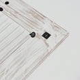 thumbnail image 5 of Expobazaar Mirror Accent | Rustic White Solid Wood Handcarved Rectangle Mirror | 36" x 72", 5 of 8
