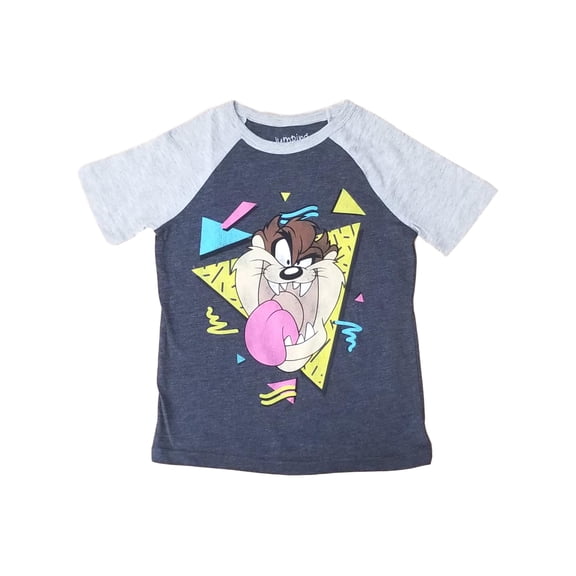 Taz Boys Gray Short Sleeve Tasmanian Devil T-Shirt Tee Shirt 10