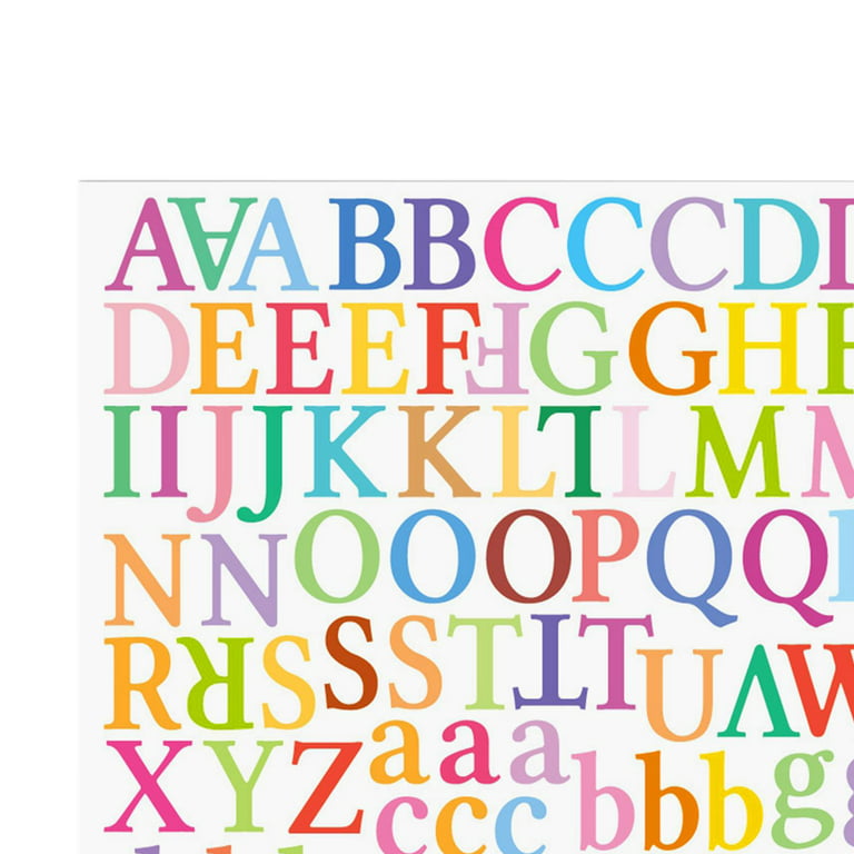 Tofficu 8 Sheets Alphabet Sticker Tags White Letter Stickers  Alphabet Decals ABC Stickers Alphabet Labels Mum Supplies Glitter Stickers  Mailbox Letters Stick on PVC Decorate : Office Products