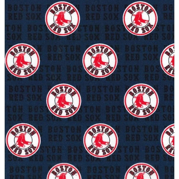 Handmade Valance or Curtain Panel Red Sox Mini