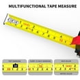 thumbnail image 6 of Tape Measure, 25FT,Self-Locking Tape Measure, Steel Made Retractable Measurement, Imperial/Metric Scale, MID Precision, Easy to Read Tape Measure, Used for Architects, Carpenters, Handicrafts. (25FT), 6 of 8