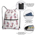 thumbnail image 3 of Naloa Flamingos Tribal Drawstring Backpack String Bag Cinch Water Resistant for Gym Shopping Sport Yoga, 3 of 6