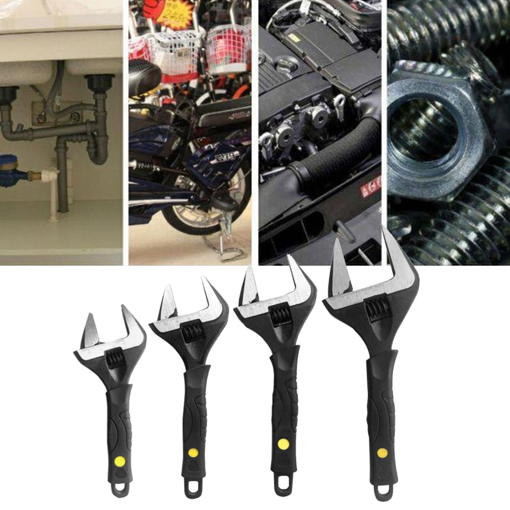 Wide Opening Spanner Adjustable Wrench Tool For Different Nut Size Easy Handling