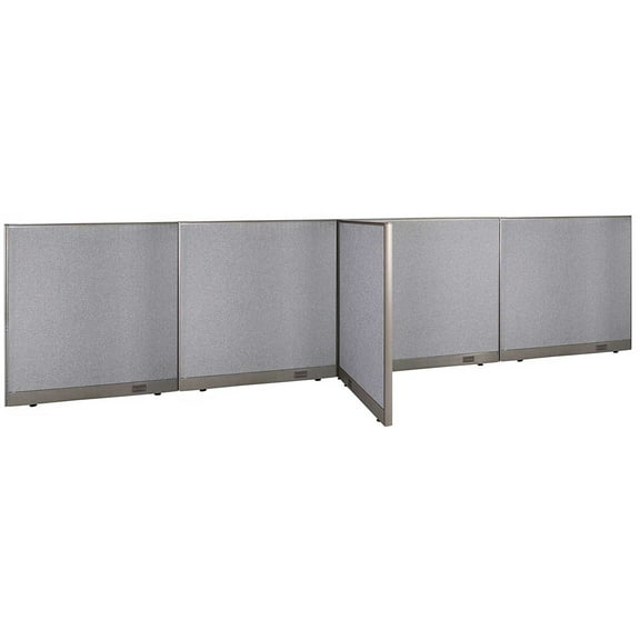 GOF T-shaped Freestanding Partition (36”D x 192”W x 48”H) Office Room Divider, Privacy Screen, Workstation Cubicle