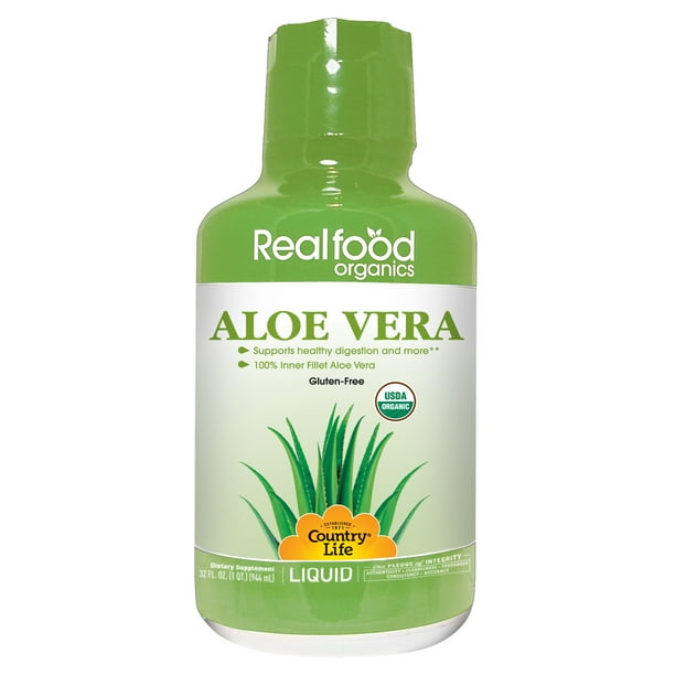 REAL FOOD ORGANICS BASIC ALOE 32 OZ ORGANIC