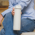 thumbnail image 6 of HydroJug Ease2o Insulated Stainless Steel Water Bottle with Straw & Chug Lid, Leak-Resistant, Cup Holder Friendly – 24oz, Linen, 6 of 7