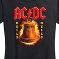 thumbnail image 3 of ACDC - Hells Bells Flames - Women's Short Sleeve Graphic T-Shirt, 3 of 5