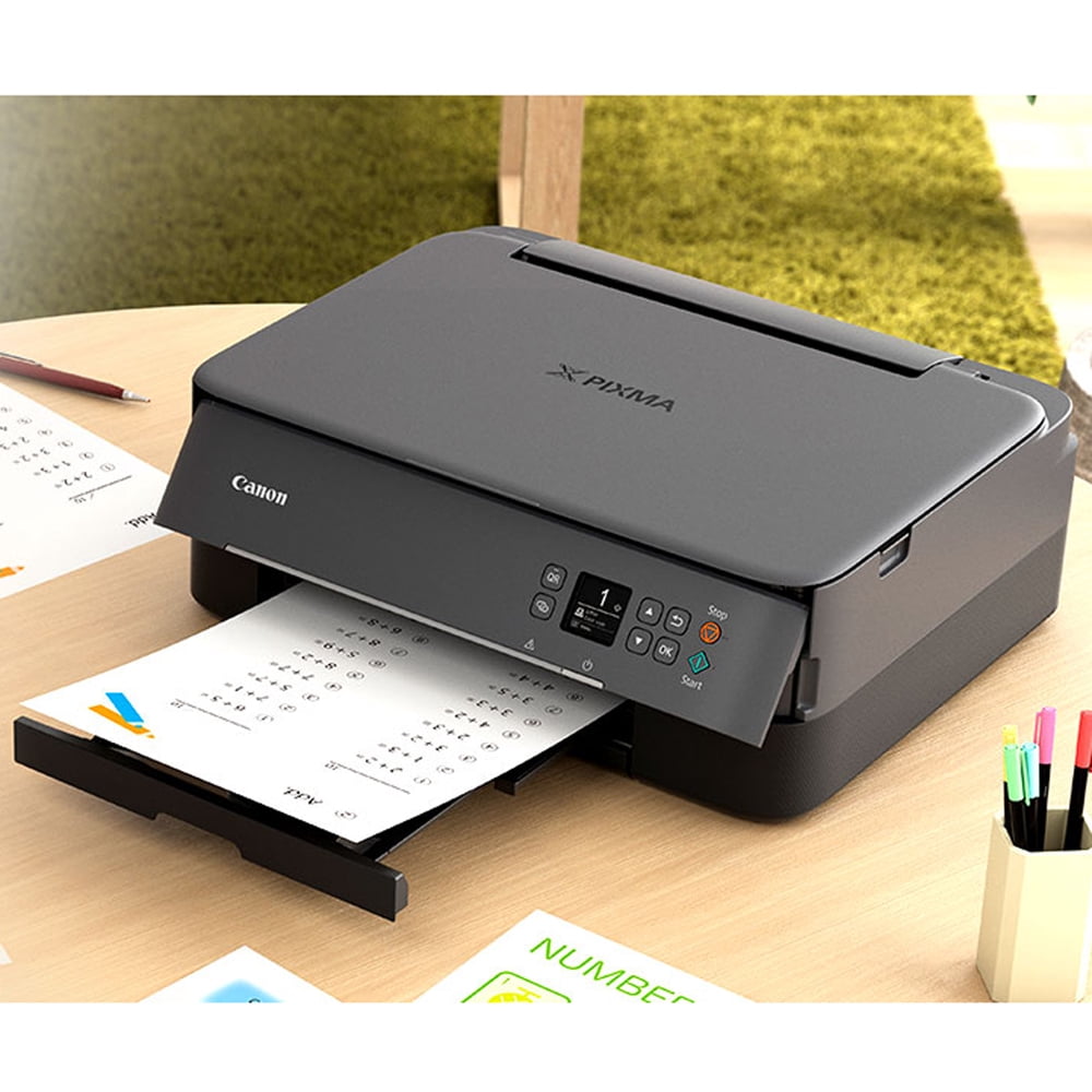 Canon PIXMA TS6420a All-in-One Wireless Color Printer with Print, Scan, Copy, Photo Print & Mobile Functions Bundle with DGE USB Cable + Print Like A Pro Guidebook Kit