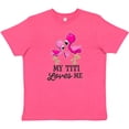 thumbnail image 3 of Inktastic My Titi Loves me with Two Flamingos Youth T-Shirt, 3 of 5