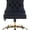Black(high Back), variant on Faux Fur Makeup Vanity Chair, Comfy Fuzzy Home Office Desk Chair with Wheels & Gold Base, Upholstered Adjustable Swivel Office Chair for Teens Girls Women Home Office, Violet
