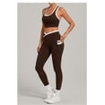 thumbnail image 3 of SKQIT 2 Piece Women's Sports Yoga Sets, Sleeveless U Neck Backless Tank Top and High Waist Crossover Leggings With Pockets Gym Pilates Outfits Set, 3 of 7