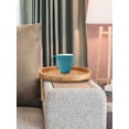 thumbnail image 5 of Sofa Armrest Clip-On Table, Flexible And Foldable Sofa Tray For Wide Couches, Non-Slip Bamboo Sofa Armrest Table For Drinks, Snacks, Remote Controls, 5 of 5