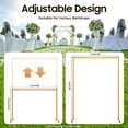 thumbnail image 3 of 6.6FT x 5FT Square Backdrop Stand, Wedding Arches for Ceremony, Rectangular Metal Balloon Arch Stand Garden Arbor Frame for Wedding Birthday Party Photo Booth Background Decoration, 3 of 12
