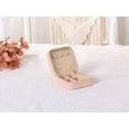 thumbnail image 6 of REGALWOVEN Travel Accessory Box, Mini Portable PU Leather Accessory Organizer Case Storage Display Holder Nude Pink, 6 of 7