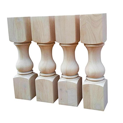18 Inch Traditional Bench Legs or Coffee Table Legs ...