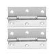 thumbnail image 1 of 7 pares de acero inoxidable bisagra pequeña gabinete doméstico bisagras de bisagras accesorios de hardware de muebles de bisagra plana 7x4.5cm, 1 of 6