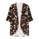 thumbnail image 4 of Cárdigan de manga larga para mujer, blusa informal estampada con bolsillo, abrigo tipo cárdigan para mujer, 4 of 5
