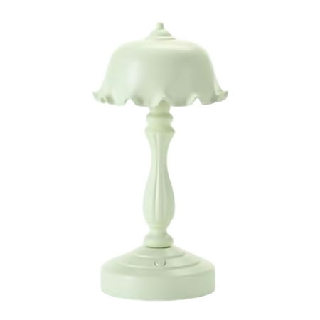 

Light Green Desk Lamp Retro Lovely Lotus Leaf Romantic USB Bedroom LD05 Table Night Lamp for Girls