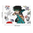 thumbnail image 2 of My Hero Academia Tapestry, Anime Wall Poster Art, Wall Tapestry For Bedroom Living Room Dorm Room, Wall Hanging For Festival Party Events Background Photography Backdrop, 60x40 Inch, 2 of 9