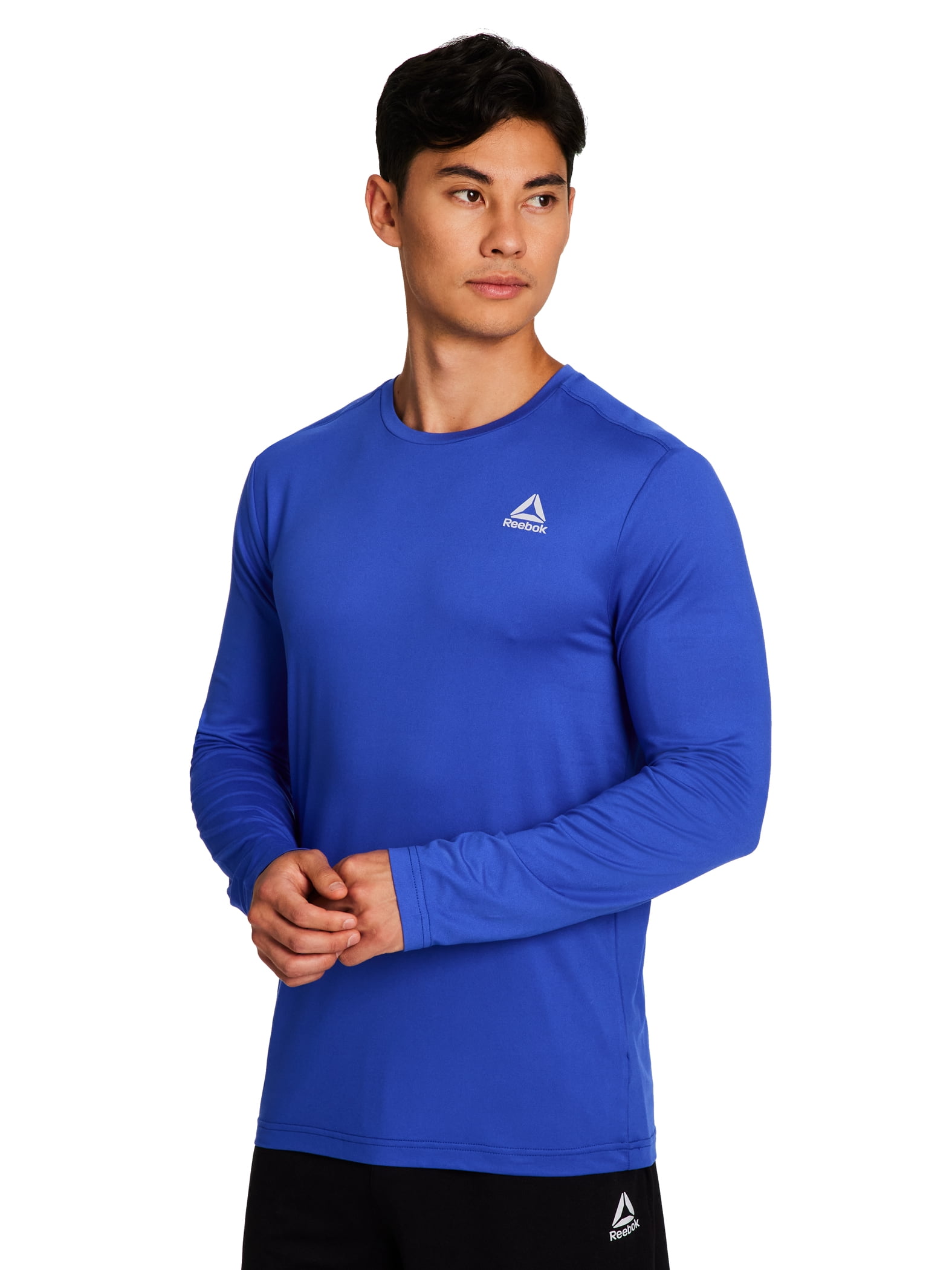Reebok Men's and Big Men's Legacy Core Long Sleeve T-Shirt, Sizes XS-5XL