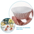 thumbnail image 3 of 100 moldes de aluminio grueso para cupcakes, mini pasteles y magdalenas (plateados), 3 of 8