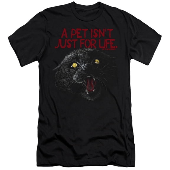 Pet Sematary I Survived Premium Adult 30/1 T-Shirt Black