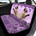thumbnail image 4 of Xoenoiee Boho Mandala Cat Butterfly Pattern Car Seat Cover Full Set Rear Split Bench Cover & Auto Front Seat Covers Pack of 4 Auto Interior Decor, Universal fit, for Cars Sedan SUV, 4 of 7