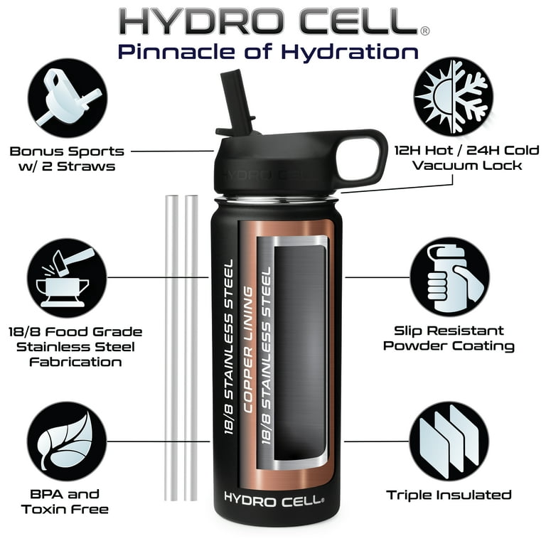 Hydro 18 Ounce Food Flask Black