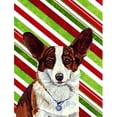 thumbnail image 1 of 11 x 15 Po Corgi Candy Cane Vacances Drapeau Taille de Jardin, 1 of 1