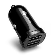 iClever BoostDrive IC-BD01 Mini 24W 4.8A Dual USB Car Charger with SmartID for iPhone, iPad, Samsung and all Smartphones