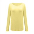 thumbnail image 2 of Blusa de Larga con Cuello y Hombros Descubiertos para Mujer Amarillo XXXL, 2 of 5