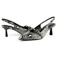 thumbnail image 3 of JENN ARDOR Slingback Kitten Low Heels Pointed Closed Toe Buckle Strap Dress Shoes Wedding Work Pumps, 3 of 5