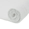 thumbnail image 4 of Better Trends Luxury Bathroom Rugs 4 Piece Set 100% Cotton Soft Bath Rug Water Absorbent, Reversible, Machine Washable for Bathroom Decor Toilet Base Contour, Runner Mat White Lux Collection, 4 of 4