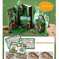 thumbnail image 6 of Book Nook Miniature Kit DIY Wooden Dollhouse Book Nooks for Bookshelf Decor Bookends Crafts for Adults, 6 of 6